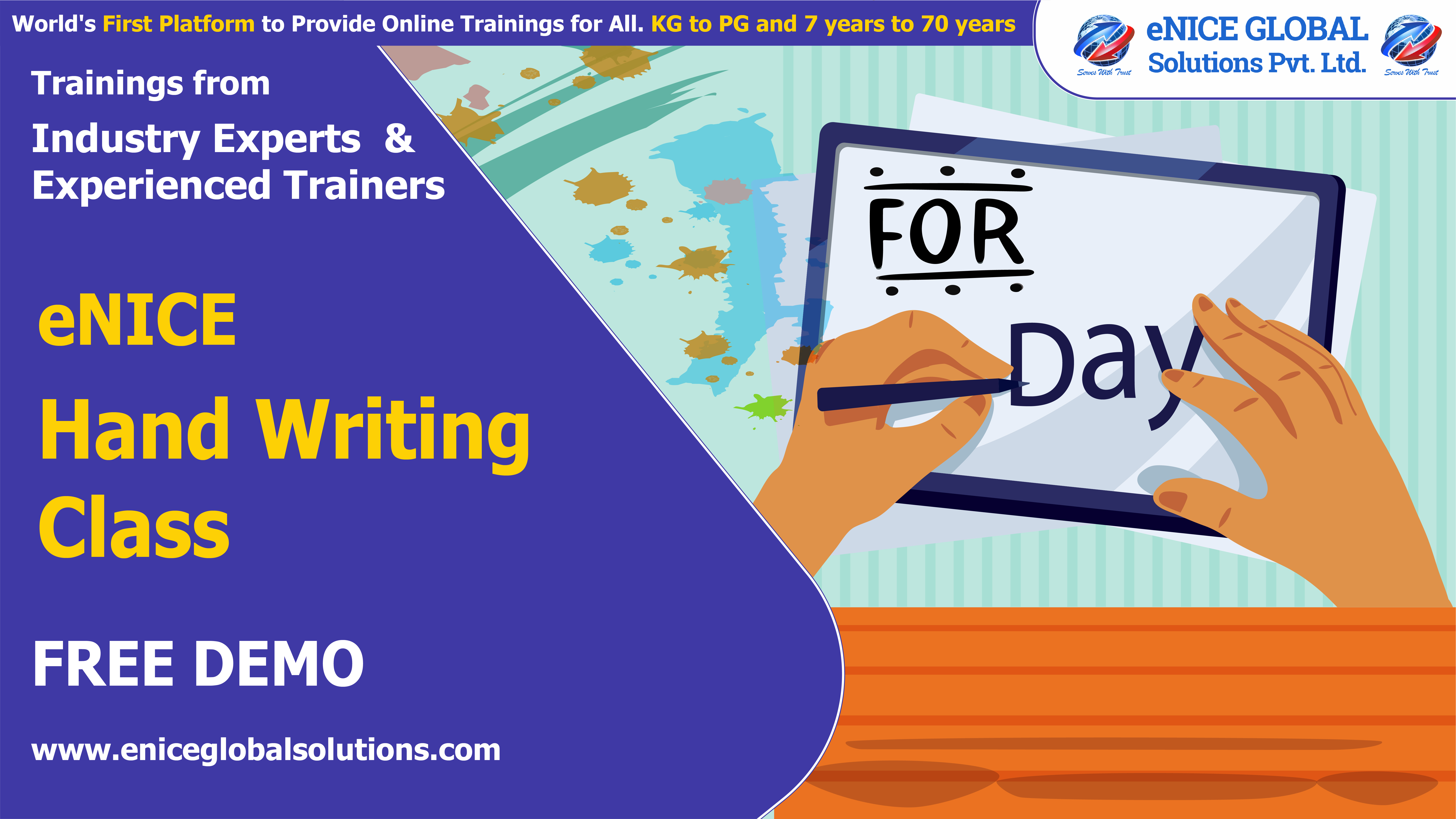 eNICE HANDWRITING DEMO
